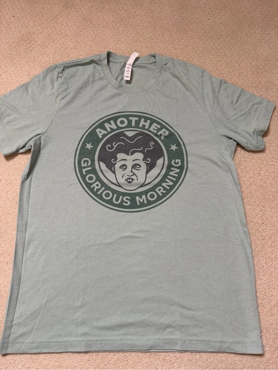 Tops - Hocus pocus t -Another Glorious Morning Graphic Tee - Sage Green